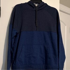 Ocean Current Men's Navy and Blue Hoodie Sweater